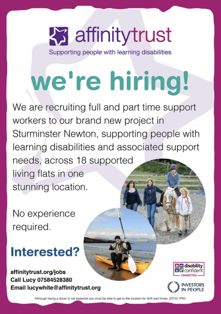 Support Workers required in Sturminster Newton