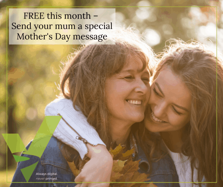 Send your mum a special Mother’s Day message