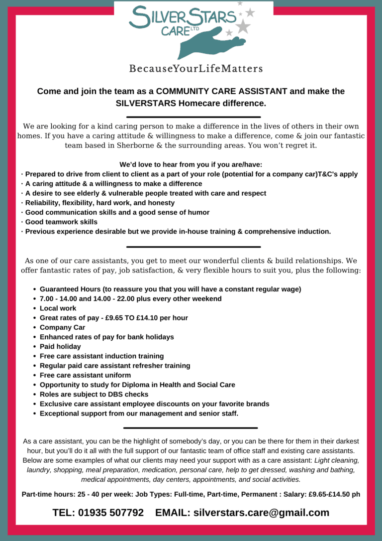 Silver Stars | Community Care Assistant