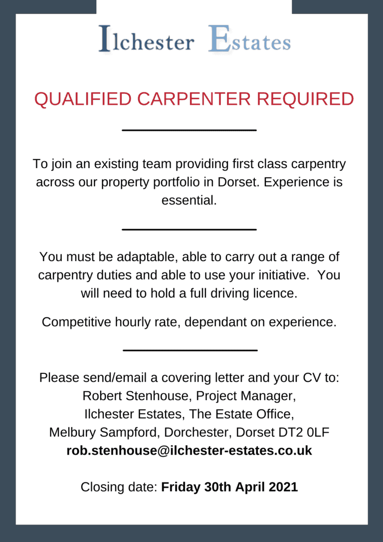 Qualified Carpenter Required