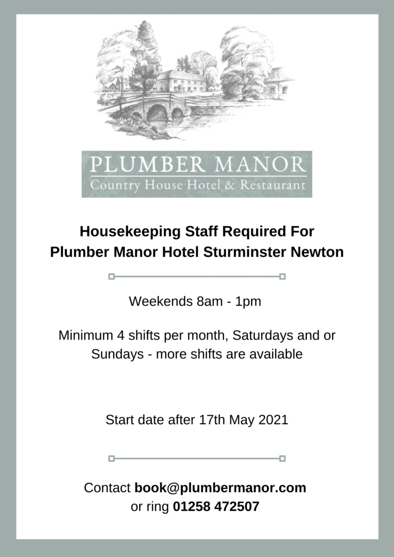 Housekeeping Staff Required | Plumber Manor