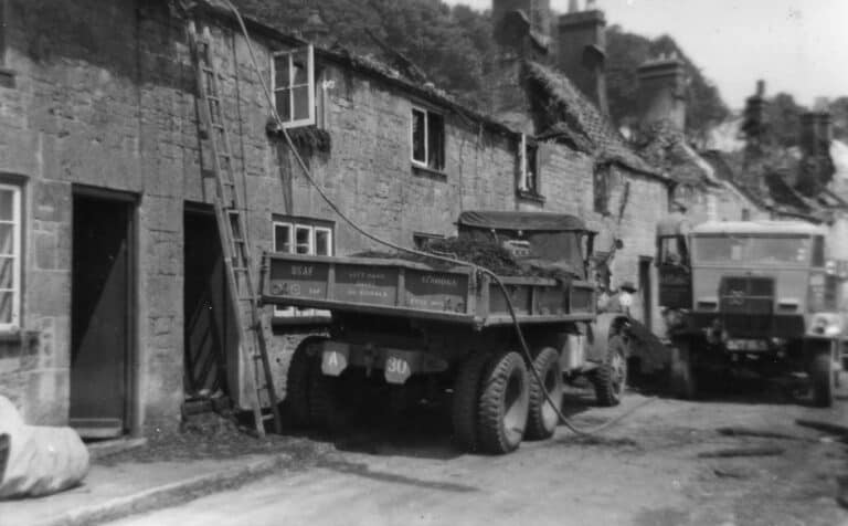 Fire St James’s Street, Shaftesbury | Then and Now