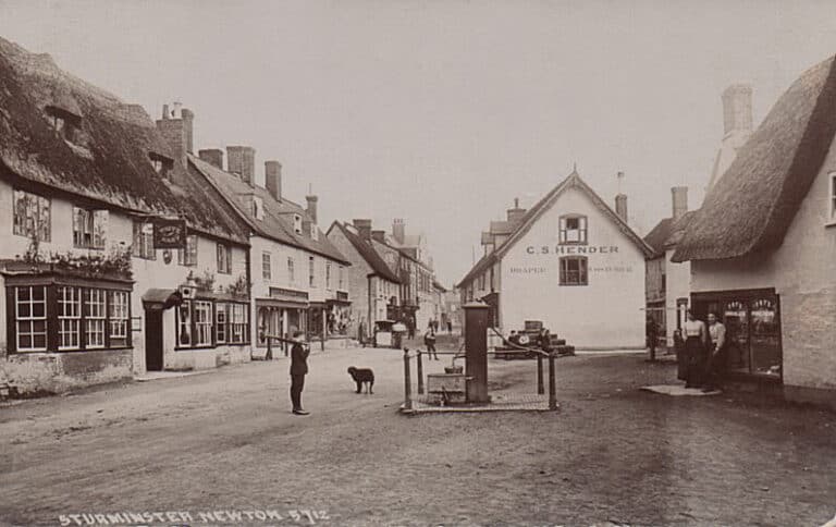 Sturminster Newton’s Market Cross | Then and Now