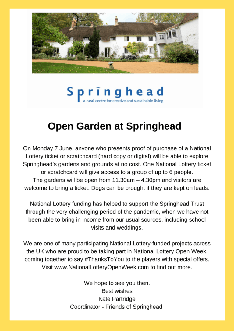 Open Garden at Springhead