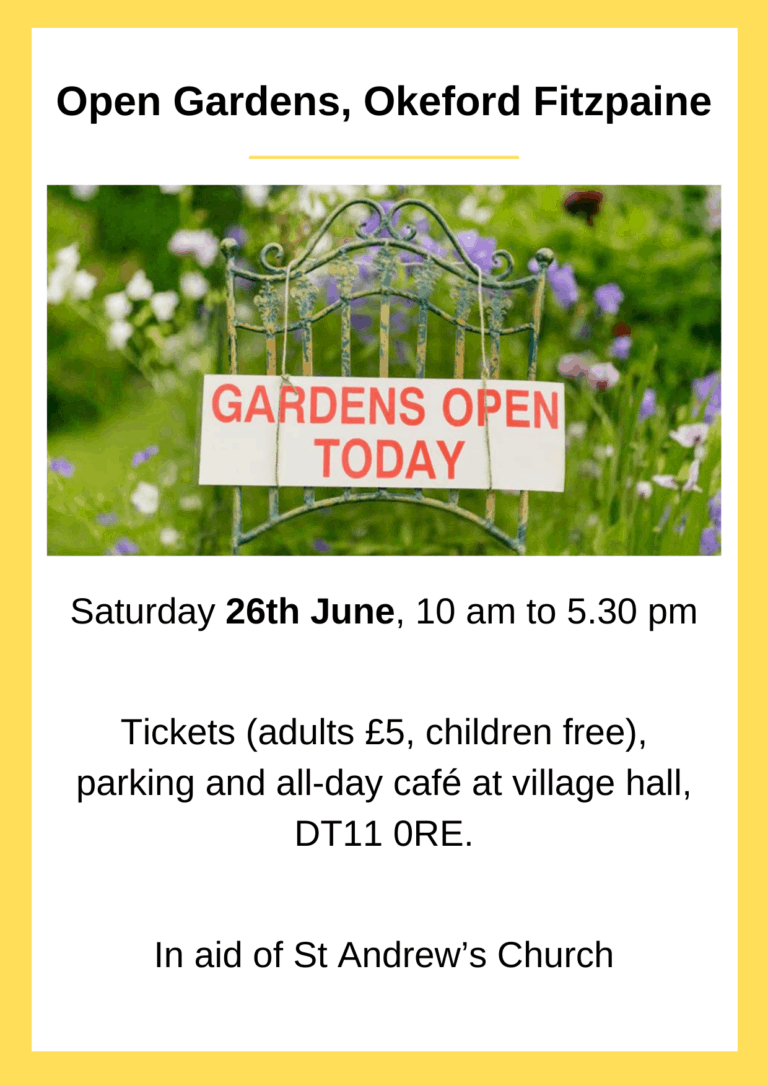 Open Gardens, Okeford Fitzpaine