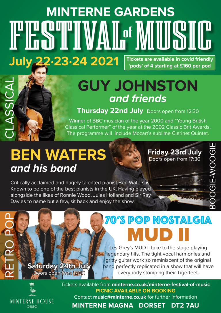Live music returns to Dorset! | Minterne House