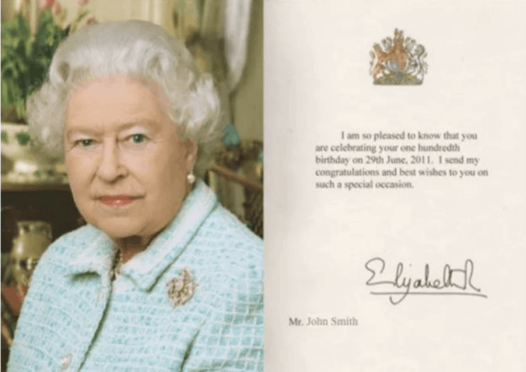 A letter from Her Maj