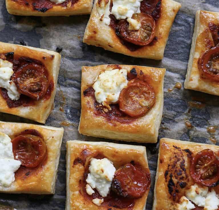 A Cheesy trio of canapés.