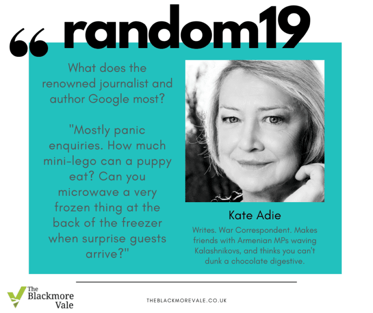 The Random 19 with renowned journalist, author and broadcaster Kate Adie.