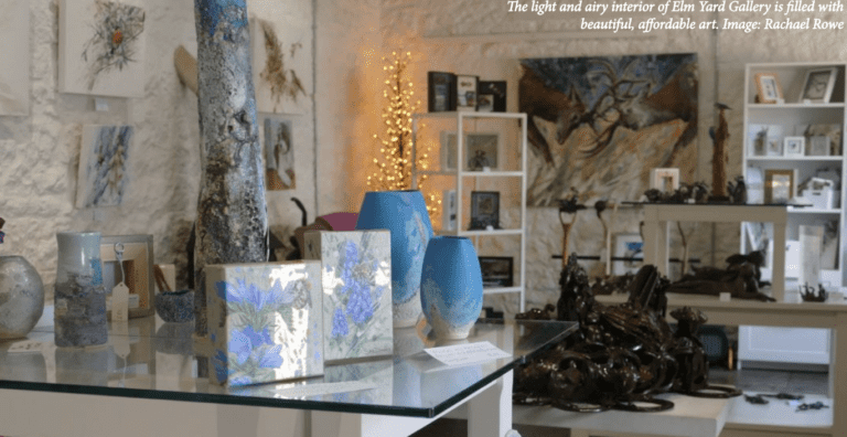 Stop to See Strikingly Beautiful Art at Elm Yard Gallery