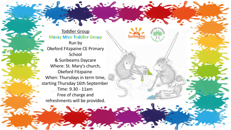 Messy Mice Toddler Group | Okeford Fitzpaine CE Primary School