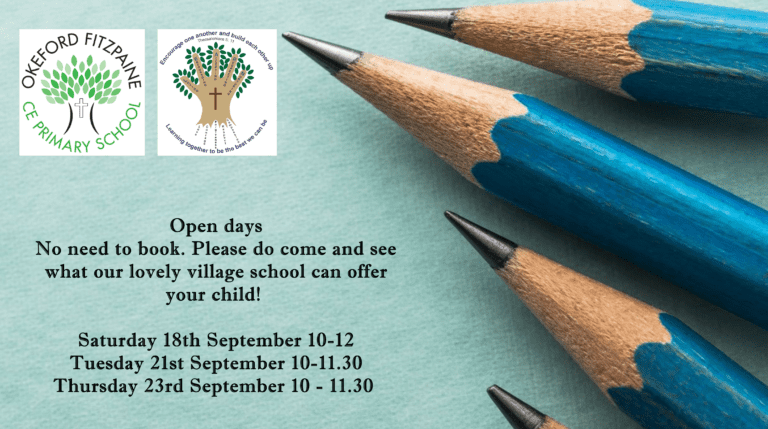 Okeford Fitzpaine CE Primary School | Open Days 2021