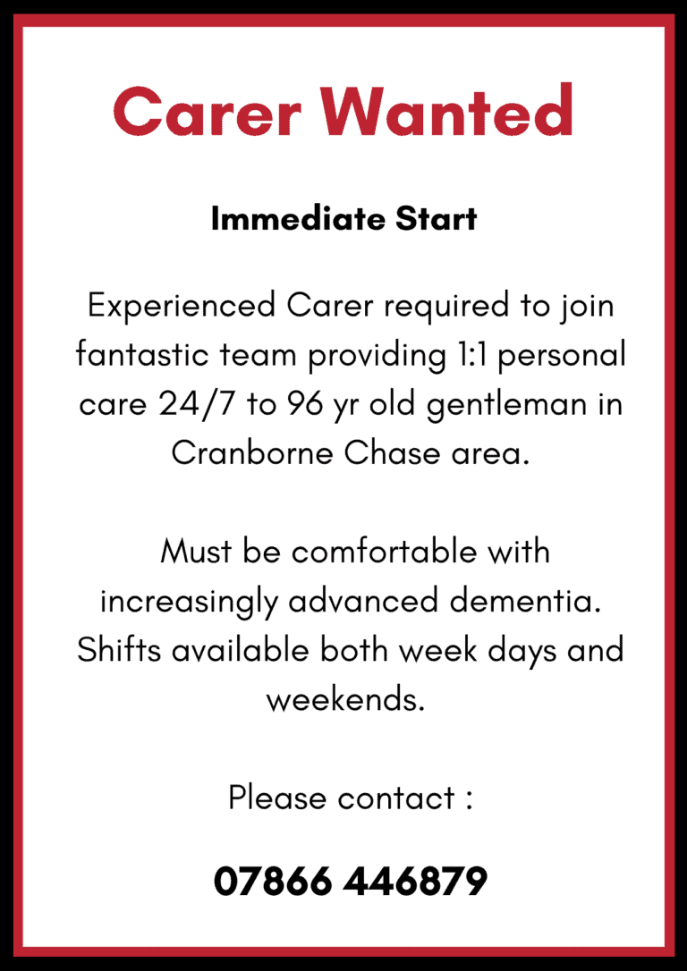 Carer Wanted