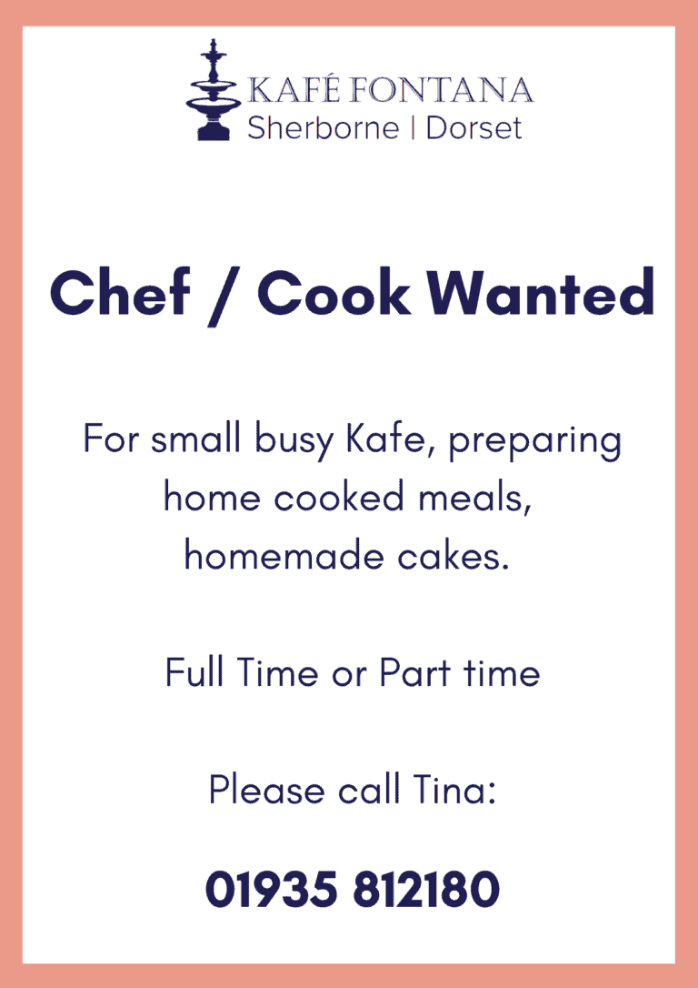 Chef / Cook Wanted | Kafe Fontana