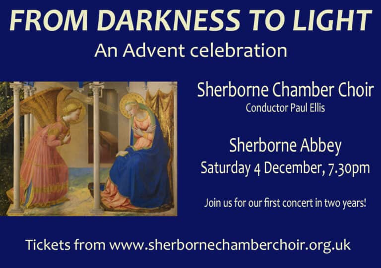 ‘From Darkness to Light’ Sherborne Chamber Choir