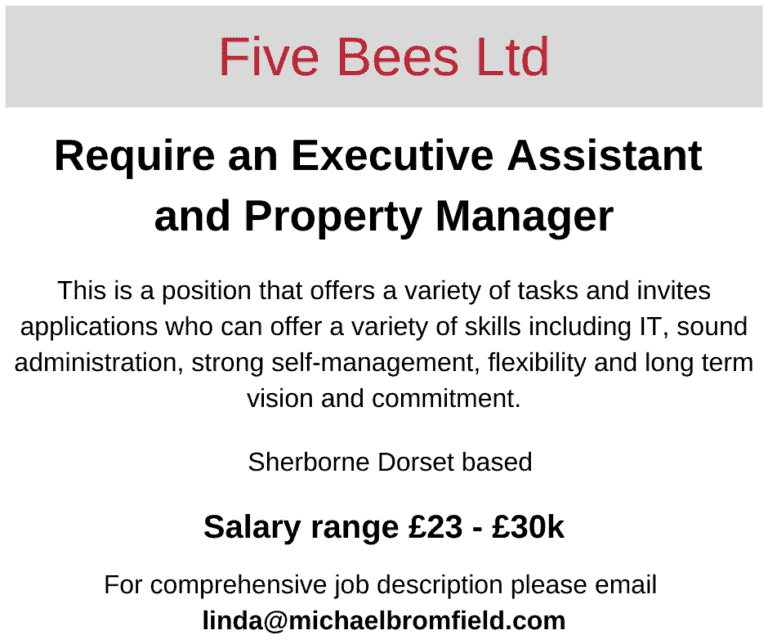 Executive assistant & property manager | Five Bees
