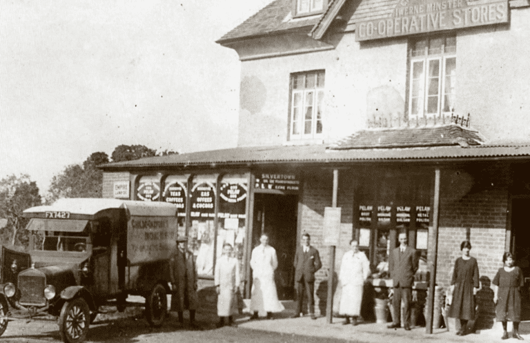 Child Okeford Co-op – 100 years on | Then and now