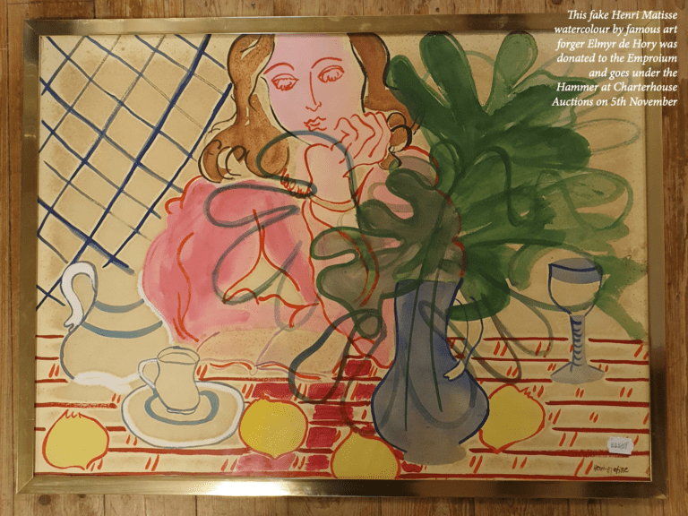Famous Matisse Fake to be auctioned