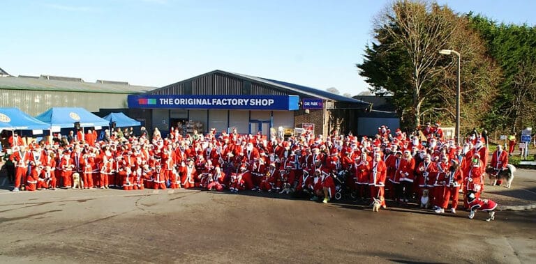 Santa Stride into Christmas