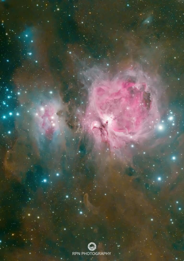 The brightest star cluster is now showing
