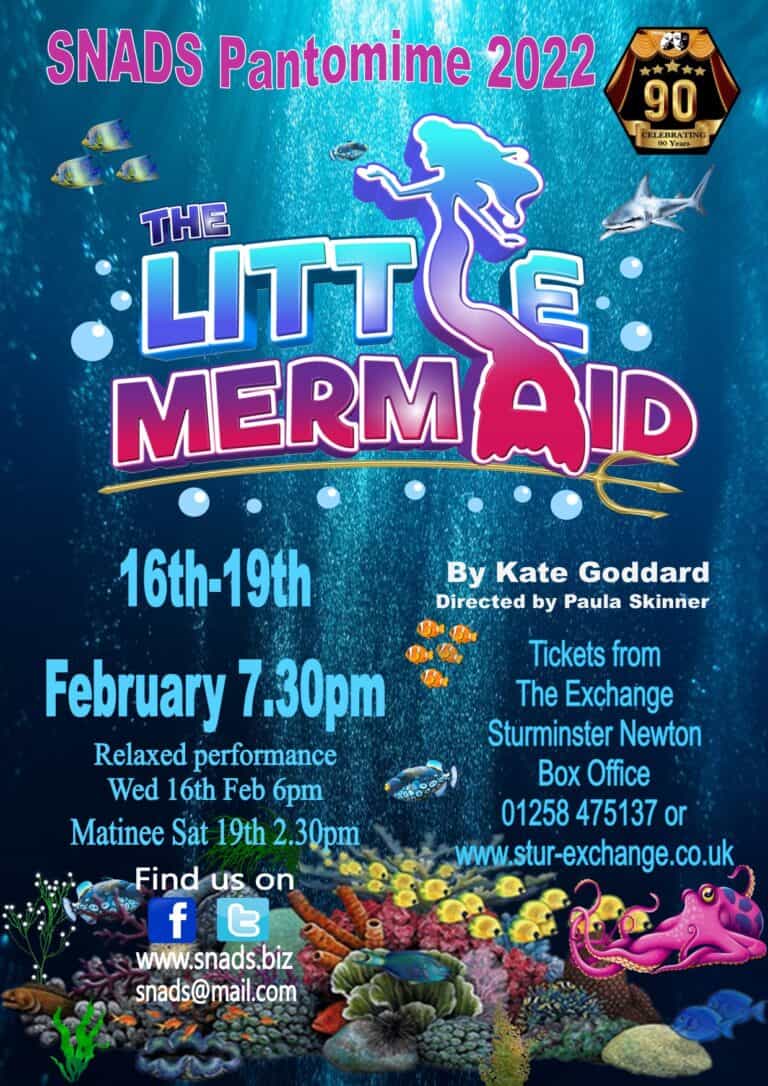 SNADS Pantomime for 2022 – The Little Mermaid