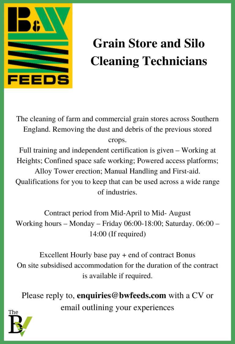 Grain Store and Silo Cleaning Technicians | B&W Feeds