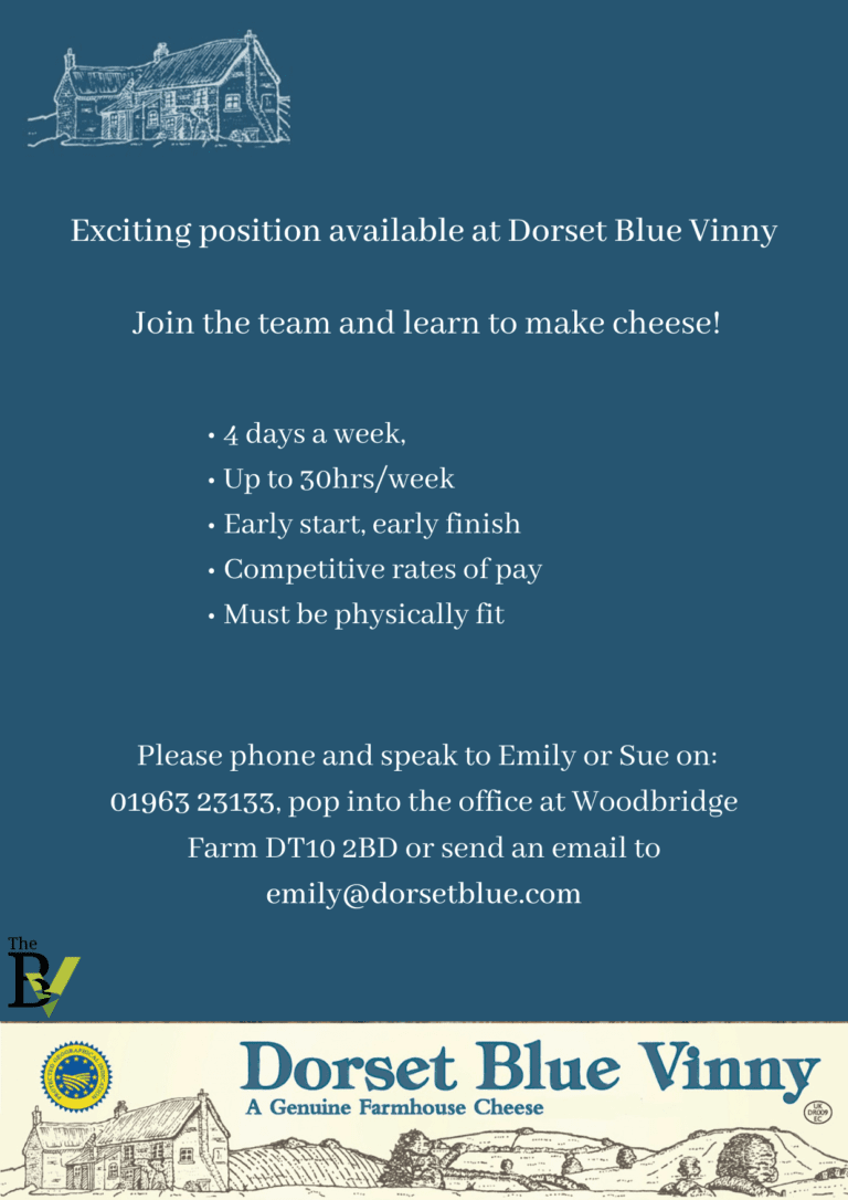New Position available at Dorset Blue Vinny