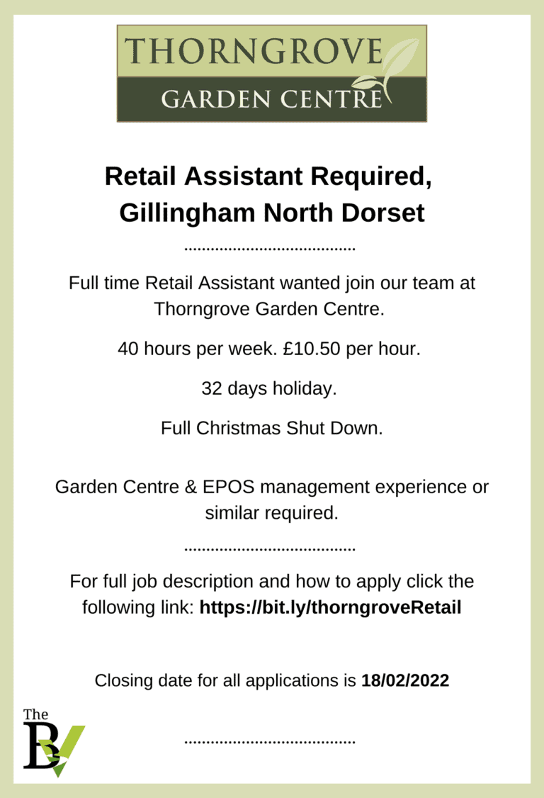 Retail Assistant Required | Thorngrove Garden Centre