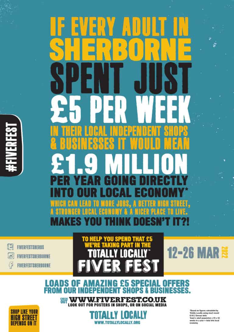 Spend a fiver – and put £1.9m per year into your local town