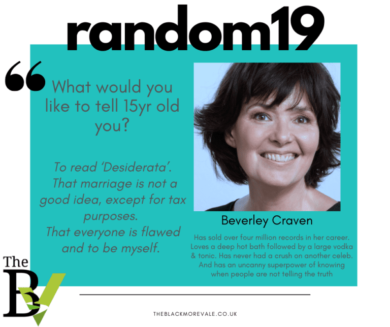 The Random 19 with Singer-songwriter Beverley Craven