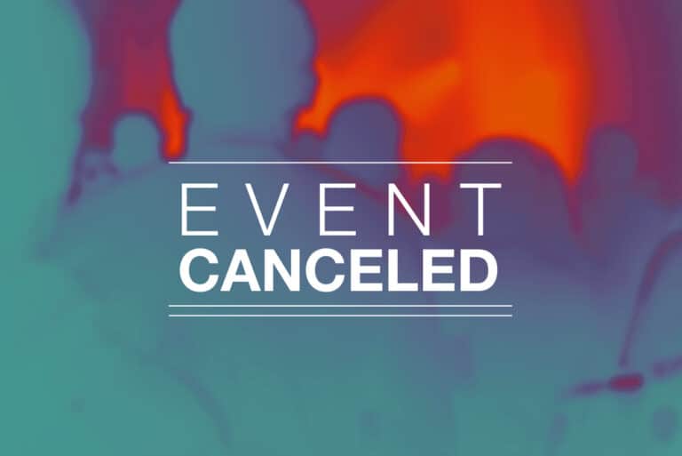 Event Cancelled