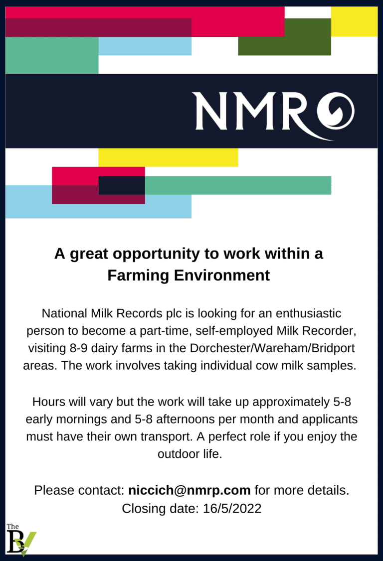 Self-employed Milk Recorder | National Milk Records plc