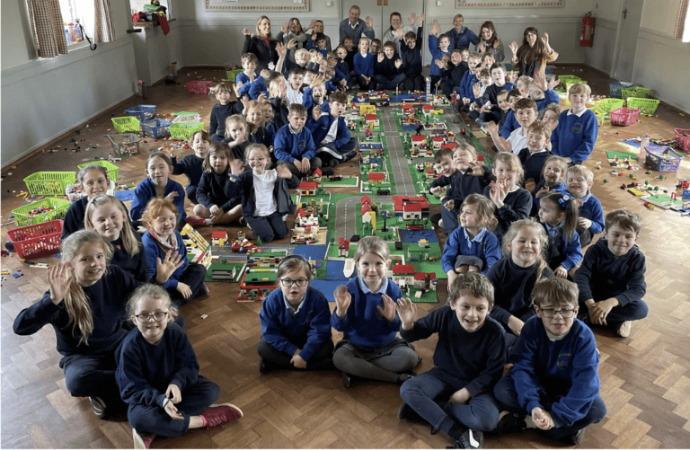 Witchampton First School built LEGO for science week