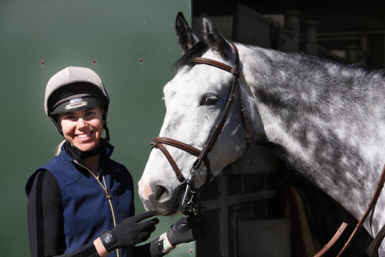 Toots settles into the Fox-Pitt yard with Freebie, Jago and new boy Taran