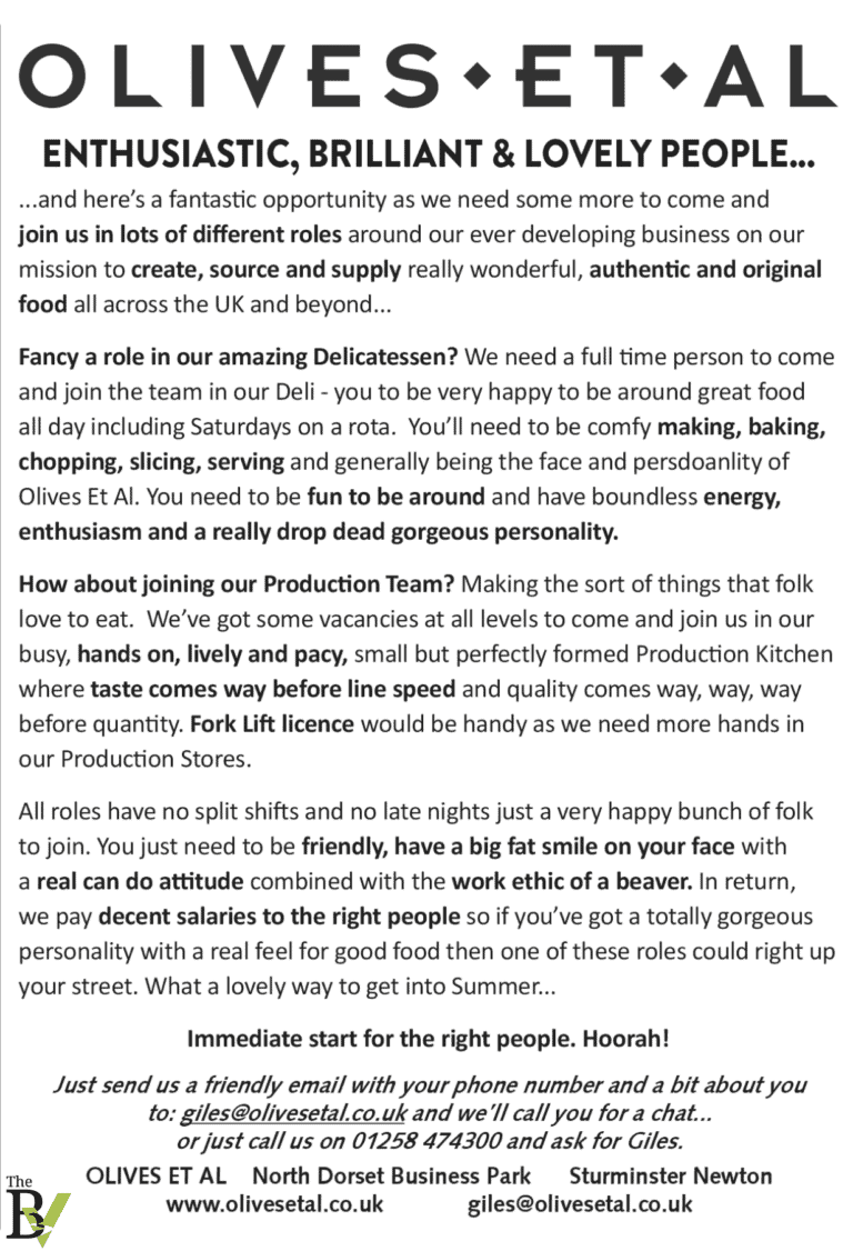 Various Job Opportunities at Olives Et Al