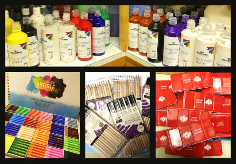 Student art sale raises £400 funds for art materials