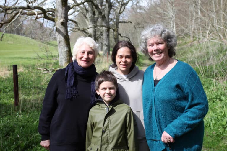 Walks and card games in Durweston are helping one family settle in