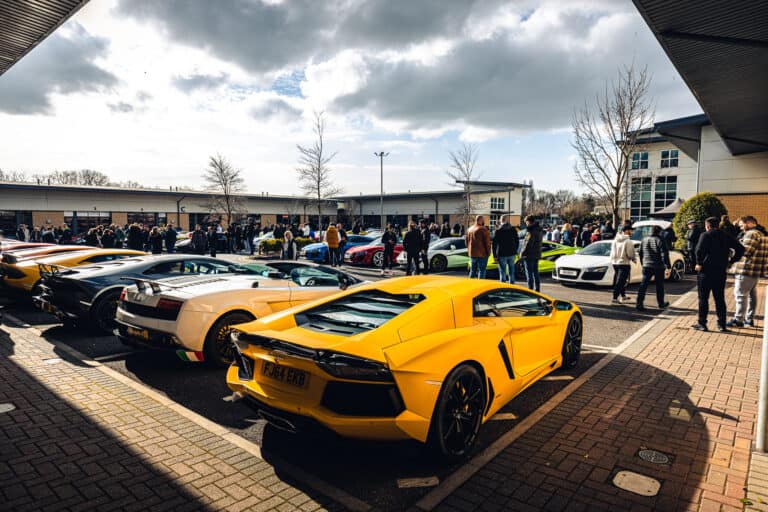 Local teenager’s event attracts 120 supercars worth £120,000 to £1.2m!