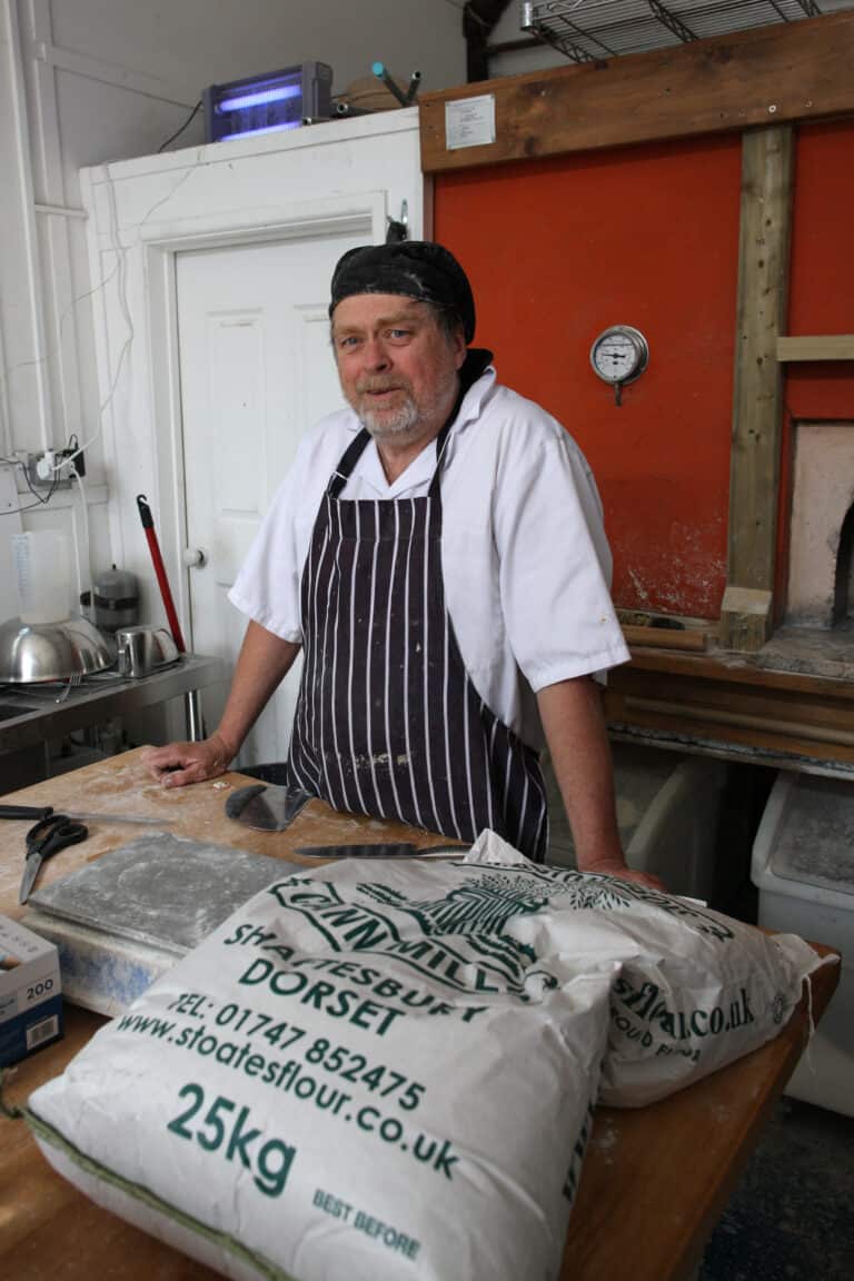 Early rise in the bread shed
