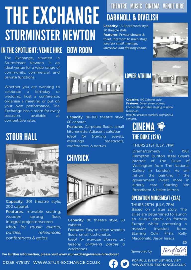 What’s on at the Exchange