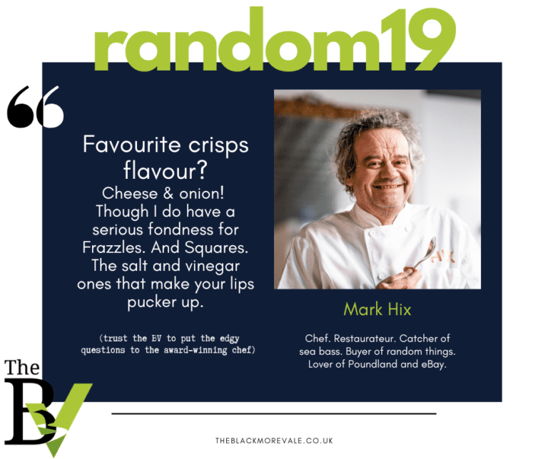 Mark Hix, the English restaurateur and chef, takes on the Random 19