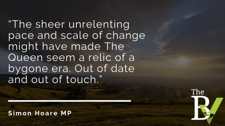 “Not ‘a’ Queen but The Queen” – Simon Hoare MP