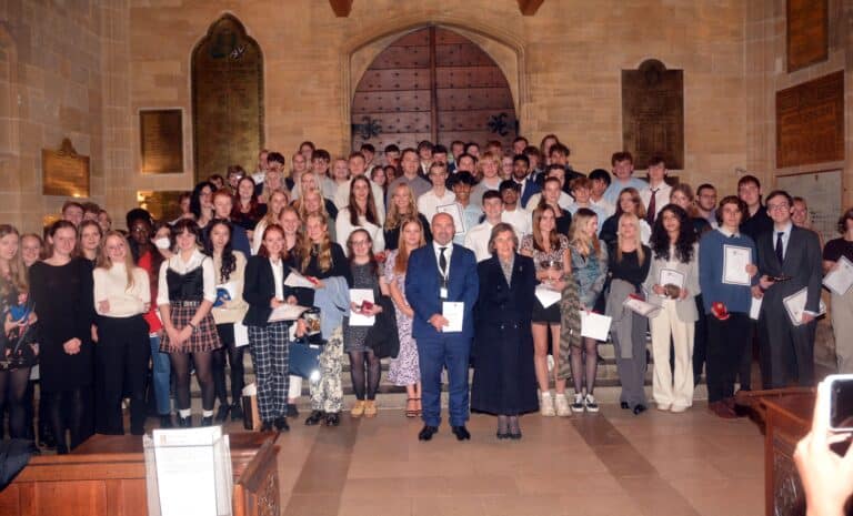 Gryphon Prizegiving at Sherborne Abbey