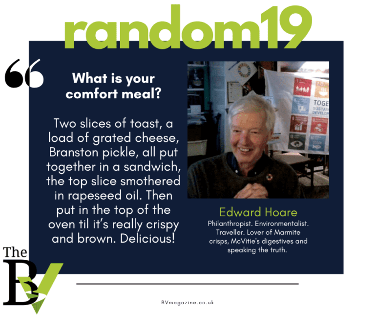 Philanthropist and environmentalist Edward Hoare takes on the Random 19