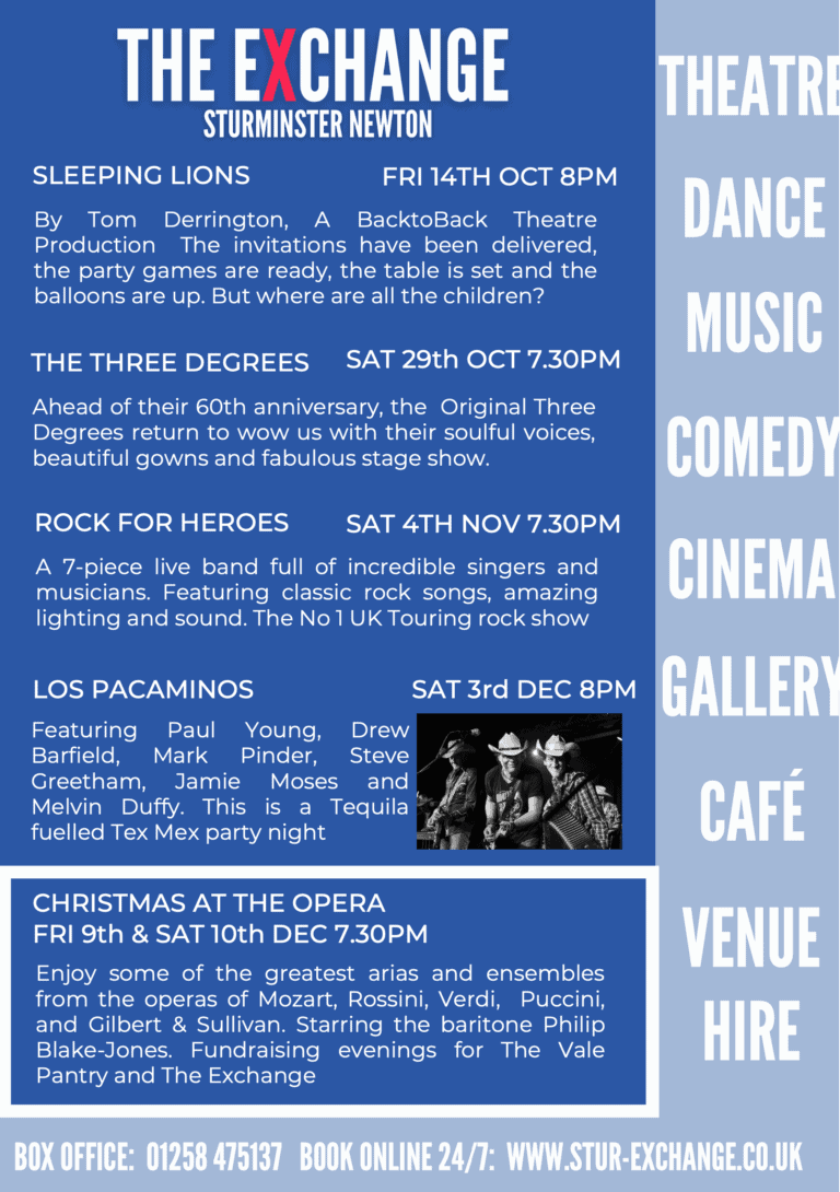 What’s on at the Exchange