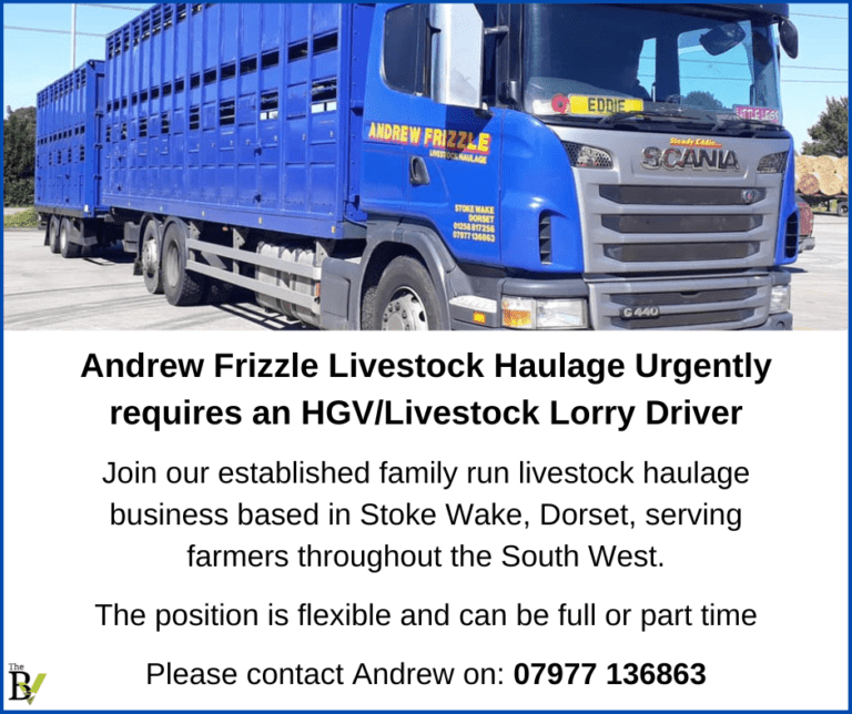 HGV/Livestock Lorry Driver | Andrew Frizzle Livestock Haulage