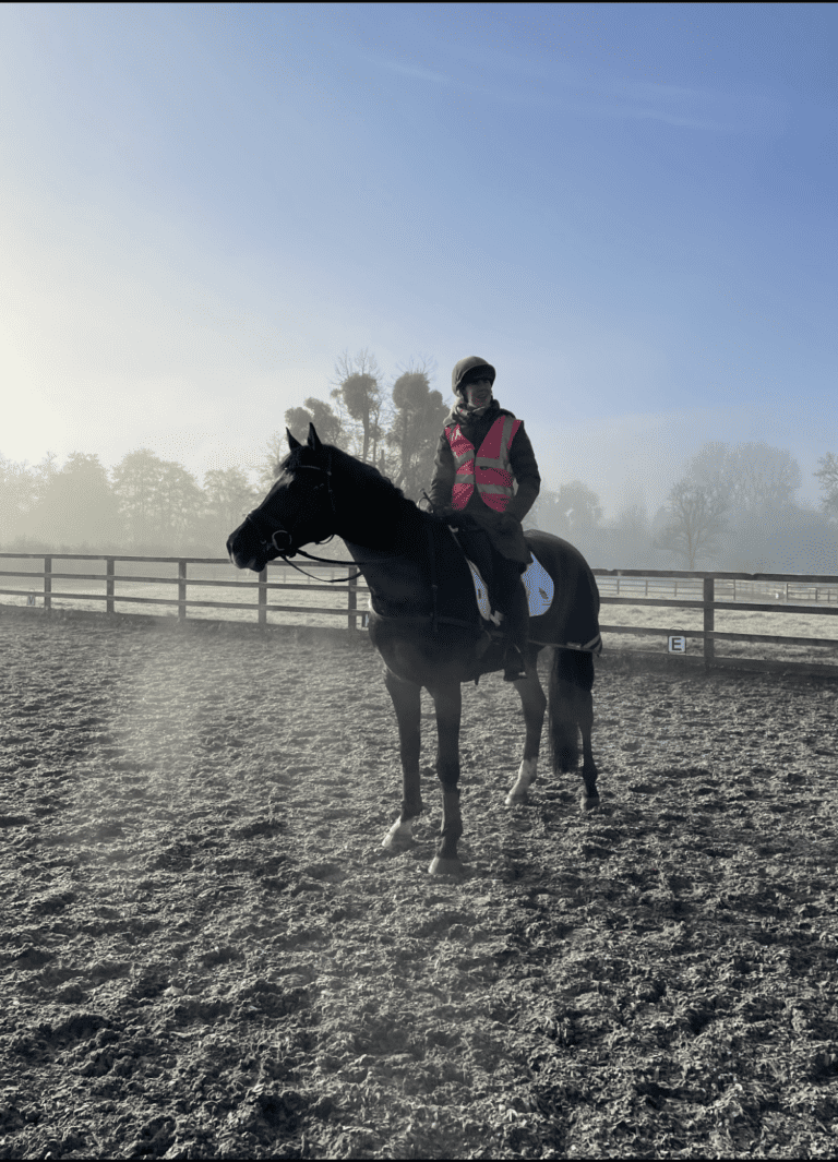 Winter is downtime for the eventing yard