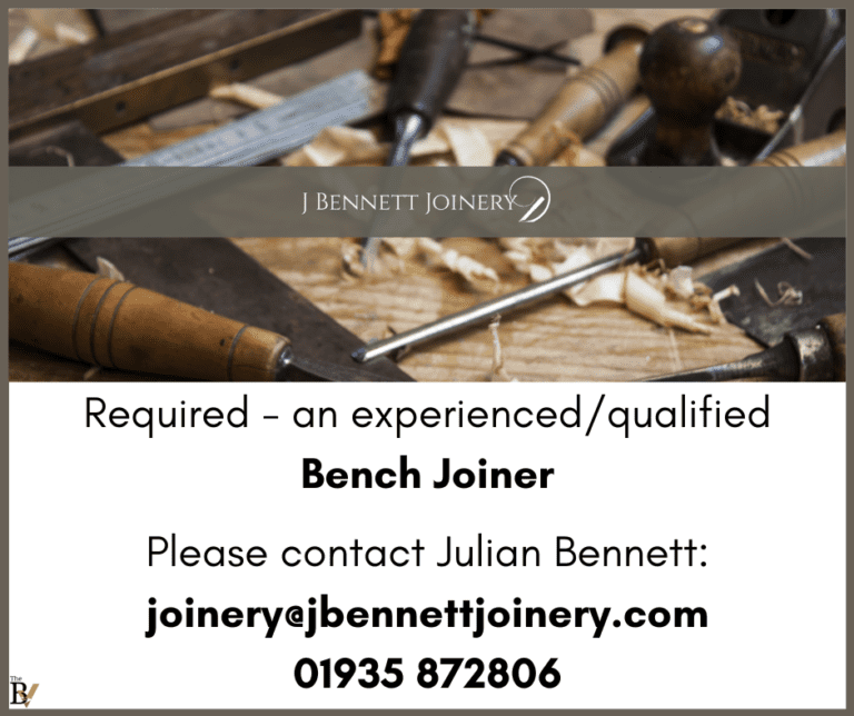 Bench Joiner required | J Bennett Joinery Yetminster