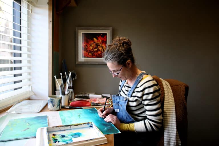 In the studio with children’s book illustrator Jane Chapman