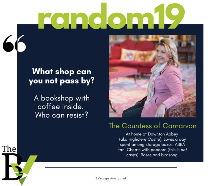 The Countess of Carnarvon answers the 19 random questions